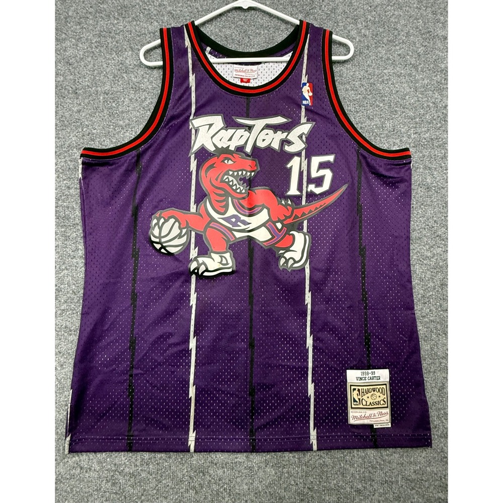 Mitchell & Ness Vince Carter Toronto Raptors 1998-99 Purple‎ Jersey XL NBA